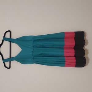 Motherhood maternity color block dress size small